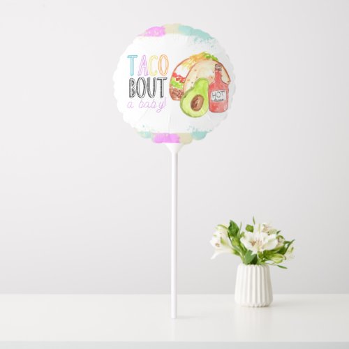 Cute Fiesta taco babyshower decor balloon