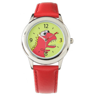 Cute Fire Breath Cartoon T-Rex Dinosaur Watch