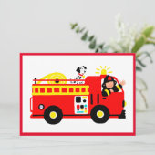 Cute Fire Truck (Standing Front)