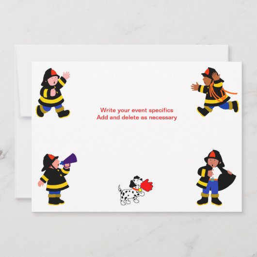 Cute Fire Truck (Back)