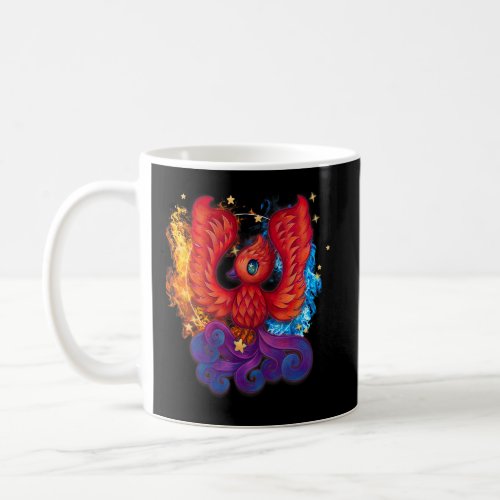 Cute Firebird Rising Phoenix Art  Kids Todd Coffee Mug