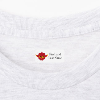 Cute Firebird School Clothing Labels