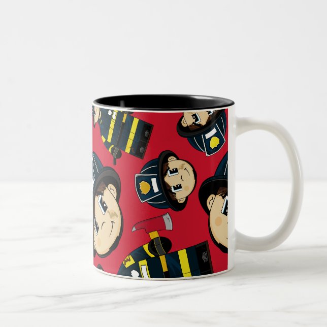Cute Firefighter Mug (Right)