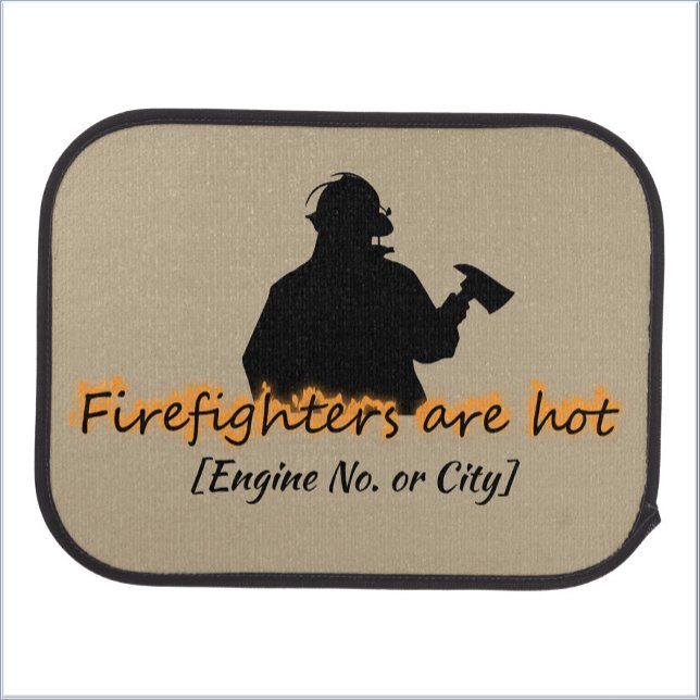 Cute Firefighters Are Hot Car Floor Mat (Creator Uploaded)