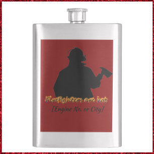 Cute Firefighters Are Hot Flask