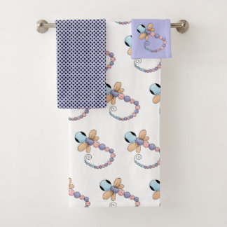 Cute Firefly Bath Towel Set