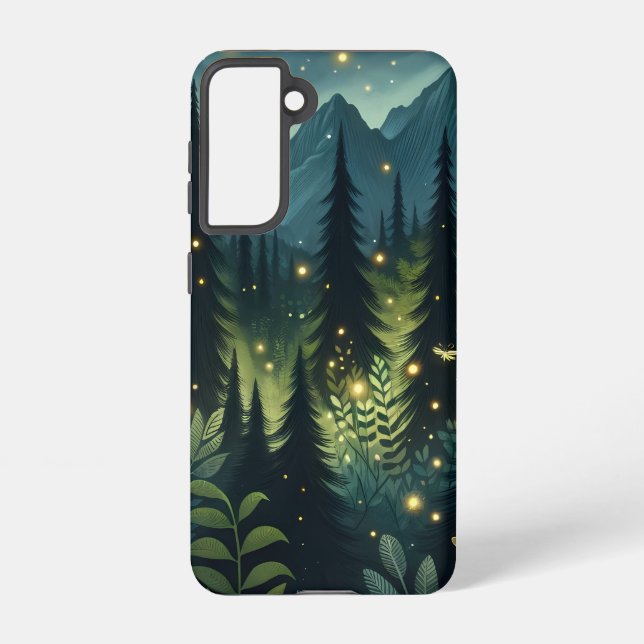Cute Firefly Phone Case - Lightning Bugs S21 (Back)