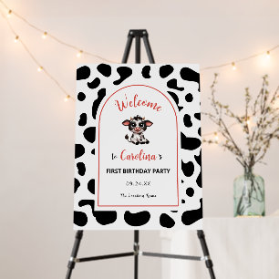 cute First Birthday Foam Board