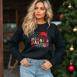 cute First Christmas Married and Merry Newlyweds Hoodie<br><div class="desc">First Christmas Gifts for Newlyweds personalized married and merry</div>