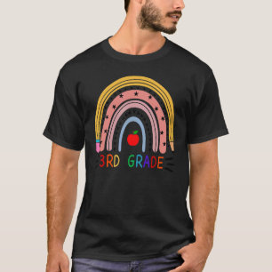 Cute First Day of School Hello 3rd Grade Teacher R T-Shirt