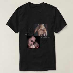 Cute First Father's day 2 photo T-Shirt