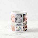 Cute First Father's Day Daddy | Photo Collage Coffee Mug Cute First Father's Day Daddy | Photo Collage Coffee Mug