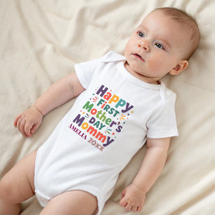 Cute First Mother's Day Baby mommy  Bodysuit