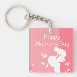 Cute First Mother's Day Keychain
