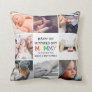 Cute First Mother's Day Mommy| Photo Collage  Thro Throw Pillow