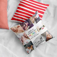 Mother's Day We Love You Photo Collage Throw Pillow, Zazzle in 2023