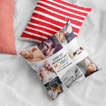Cute First Mother's Day Mommy | Photo Collage Throw Pillow<br><div class="desc">Create your very own special first mothers day gift with this cute colorful photo collage pillow. Featuring 8 square photographs and the text 'Happy 1st Mother's Day', the word MOMMY in bright colorful letters, a we love you lots message and names. Makes a wonderful keepsake gift for mom on Mothers...</div>