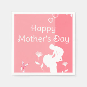Cute First Mother's Day Napkins