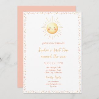 Cute First Trip Around the Sun 1st Birthday Party 