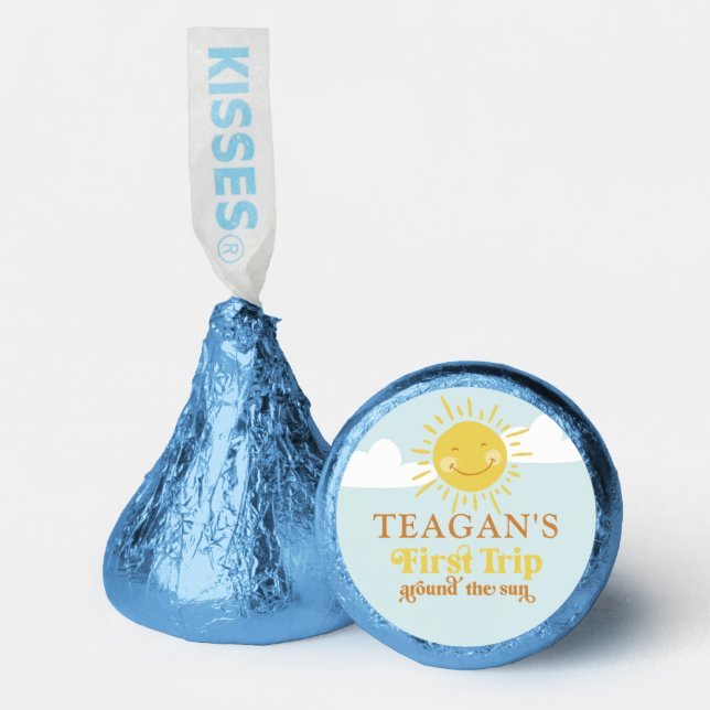 Cute First Trip Around The Sun Hershey®'s Kisses® (Front)