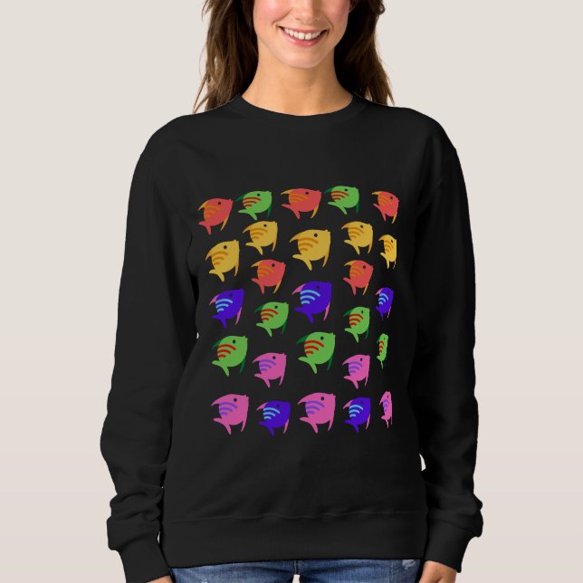 Cute Fish 585 Sweatshirt (Front)