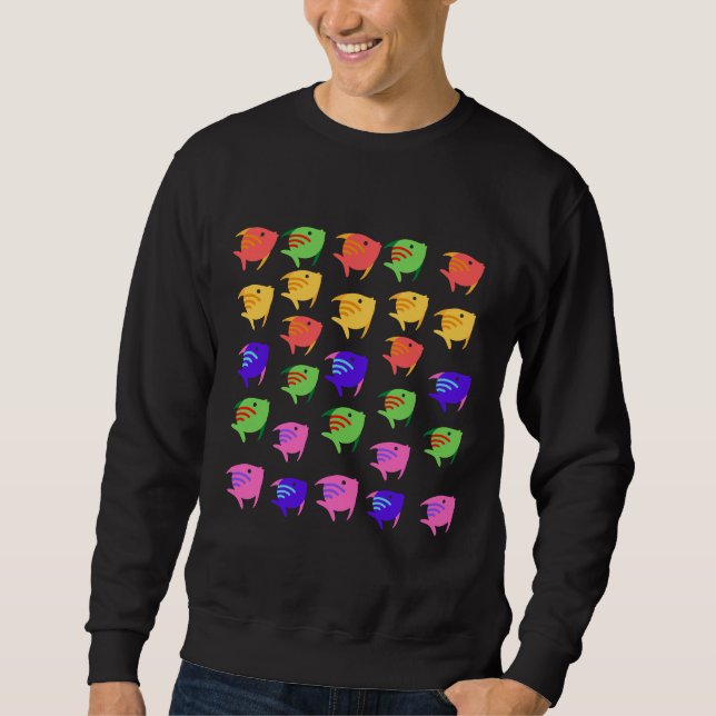 Cute Fish 585 Sweatshirt (Front)