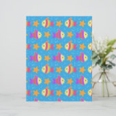 Cute Fish And Starfish Pattern (Standing Front)