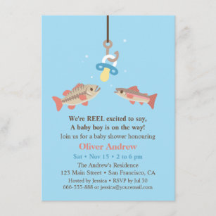 Fishing Baby Shower Invitation Template It's a Boy Fishing Invite Outdoors  Editable Printable -  Canada