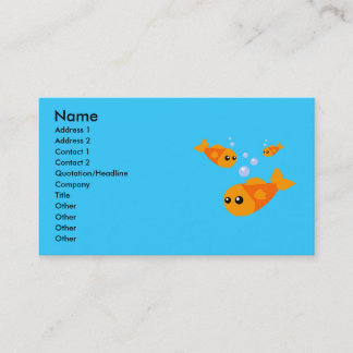 Cute Fish Business Cards