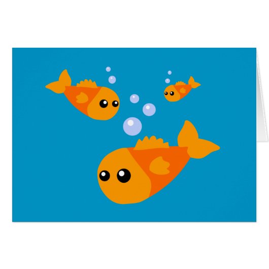 Cute Fish Cards (Front Horizontal)