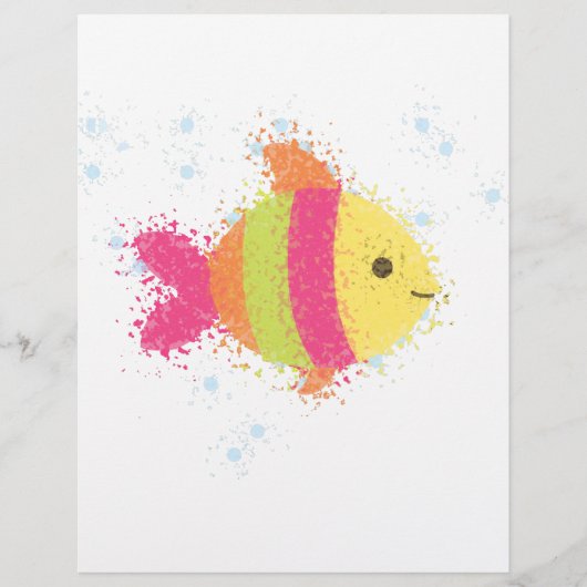 Cute Fish Cartoon (Front)
