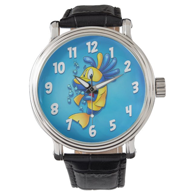 Cute fish cartoon watch (Front)