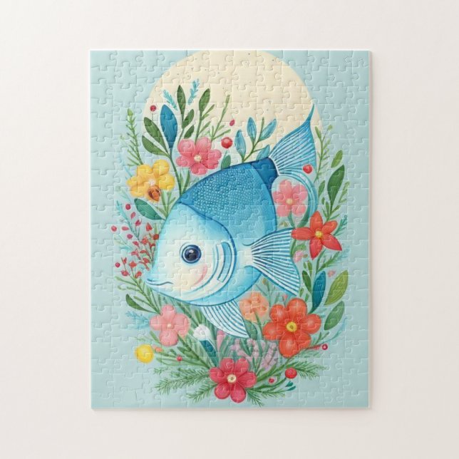 Cute Fish  Jigsaw Puzzle (Vertical)