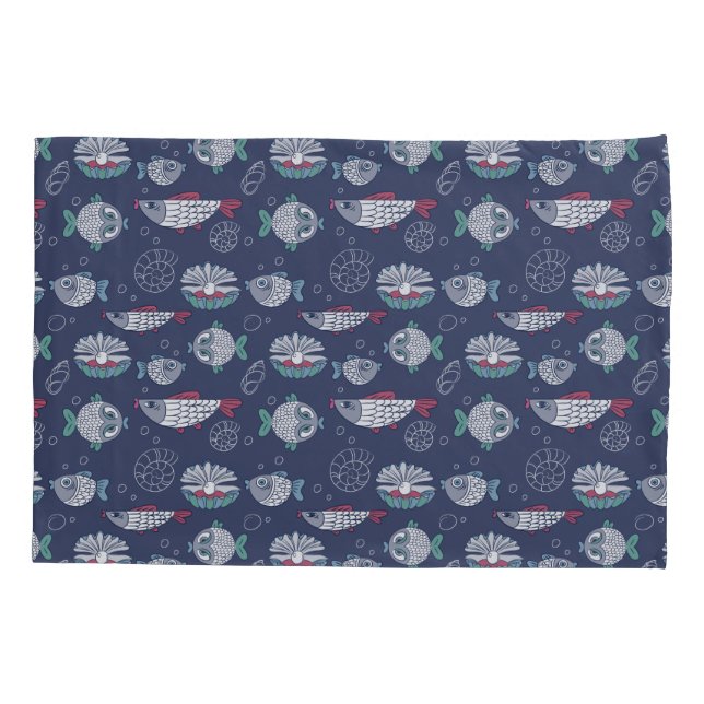 Cute Fish Pattern pillowcases (Back)