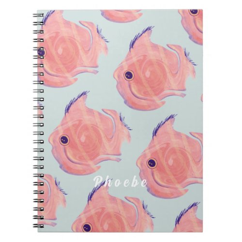 Cute Fish Spiral Photo Notebook