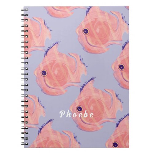 Cute Fish Spiral Photo Notebook