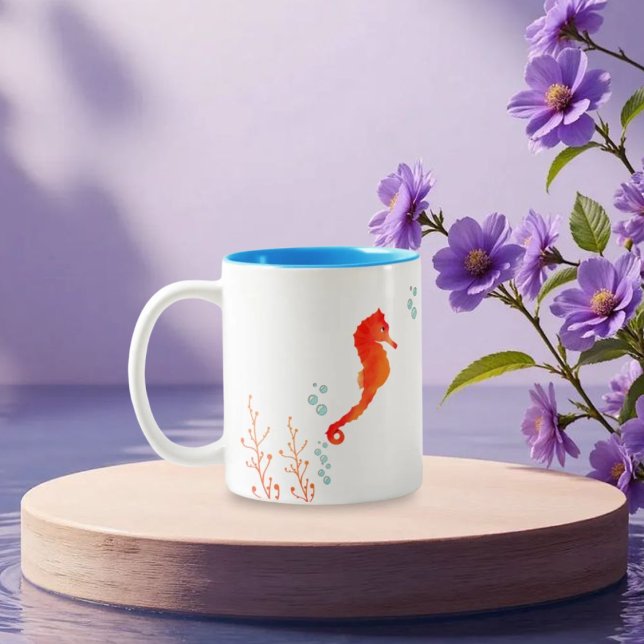 Cute Fish Watercolor Art Coffee Mug (Creator Uploaded)