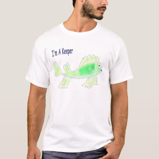 Cute fish with I'm a keeper text T-Shirt