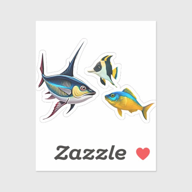 cute fishes sticker (Sheet)