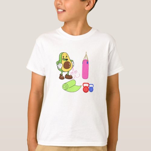 Cute fitness avocado T_Shirt