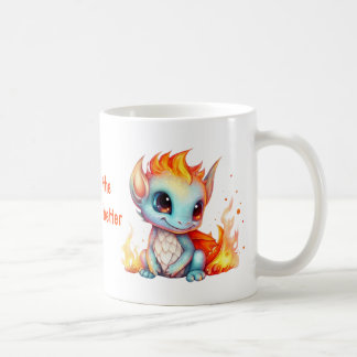 Cute Flaming Baby Dragon Coffee Mug