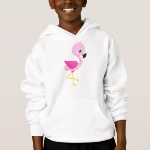 Cute Flamingo, Baby Flamingo, Pink Flamingo, Bird Hoodie