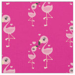 Cute Flamingo Baby Nursery Decor Fabric