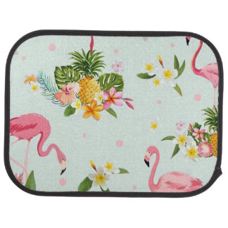 Cute Flamingo Car Floor Mat