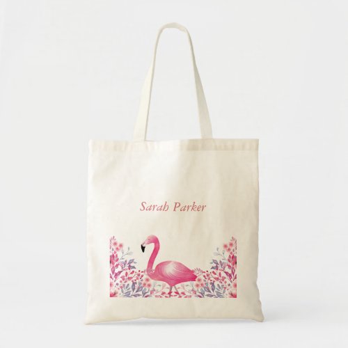 Cute Flamingo Kids Tote Bag