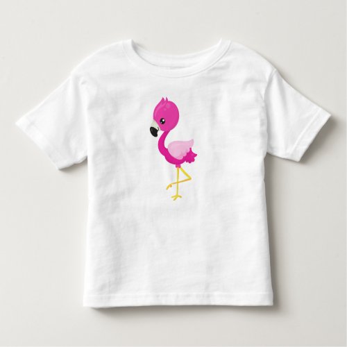 Cute Flamingo Little Flamingo Pink Flamingo Toddler T_shirt