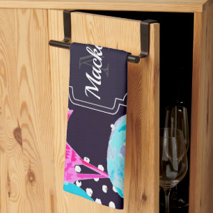 Cute Flamingo Pattern Kitchen Towel
