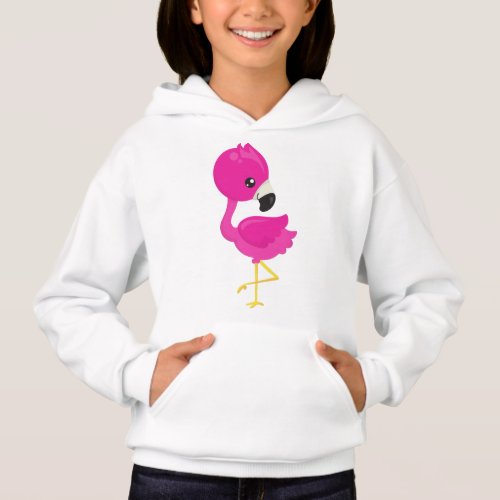 Cute Flamingo Pink Flamingo Baby Flamingo Bird Hoodie