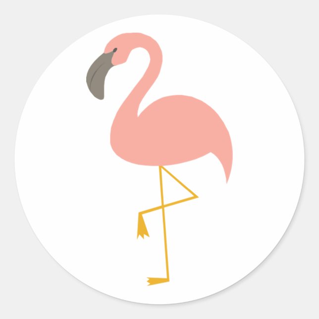 Cute Flamingo Stickers (Front)