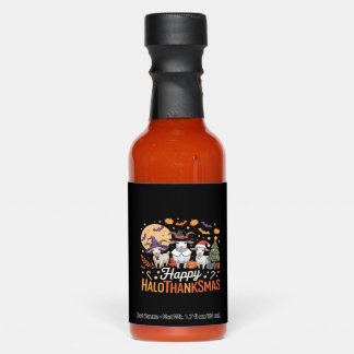 Cute Flamingo Thanksgiving I'm Not a Turkey! Funny Hot Sauces